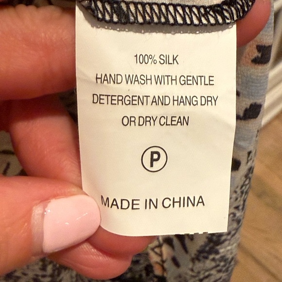 Marie Oliver Animal Print Sleeveless Maxi Dress size M 100% silk EUC - Picture 6 of 7